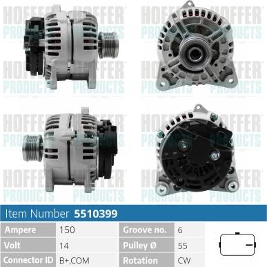 Hoffer H5510399 - Ģenerators ps1.lv