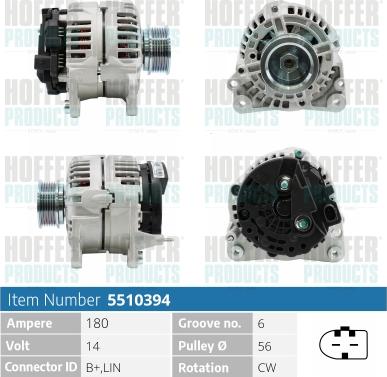 Hoffer H5510394 - Ģenerators ps1.lv