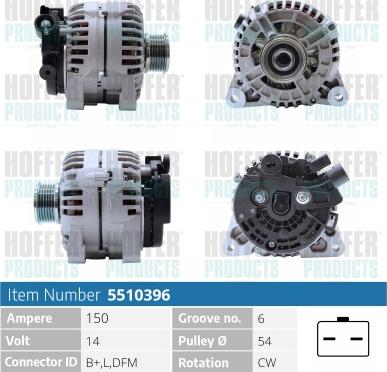 Hoffer H5510396 - Ģenerators ps1.lv