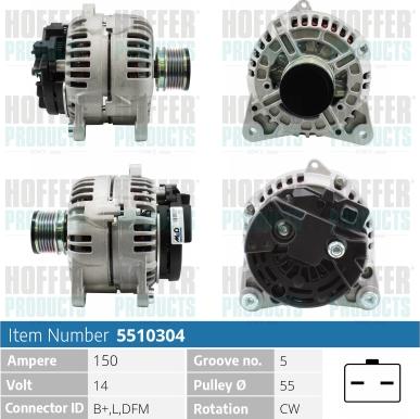 Hoffer H5510304 - Ģenerators ps1.lv