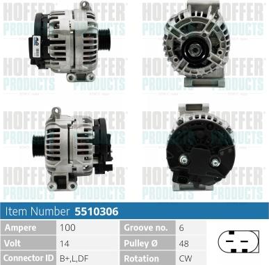 Hoffer H5510306 - Ģenerators ps1.lv