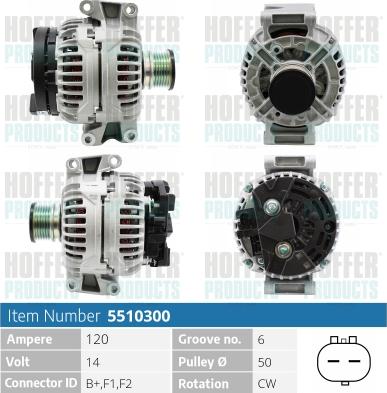 Hoffer H5510300 - Ģenerators ps1.lv