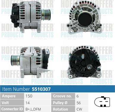 Hoffer H5510307 - Ģenerators ps1.lv