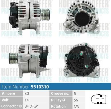 Hoffer H5510310 - Ģenerators ps1.lv