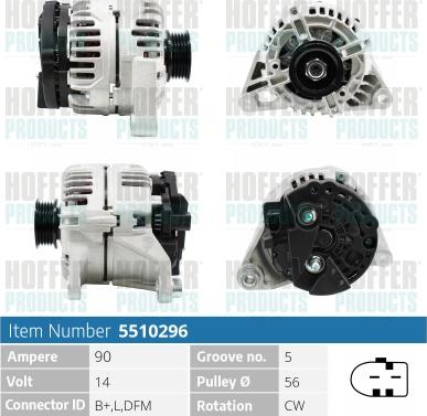 Hoffer H5510296 - Ģenerators ps1.lv