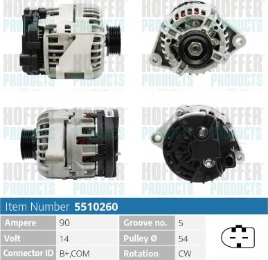 Hoffer H5510260 - Ģenerators ps1.lv