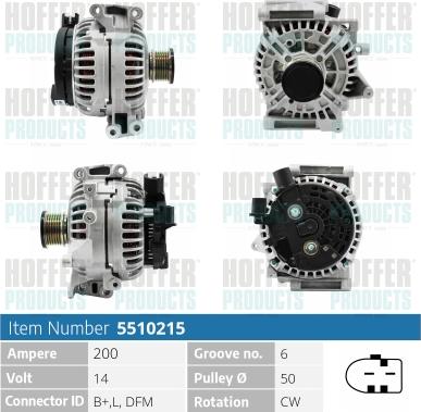 Hoffer H5510215 - Ģenerators ps1.lv