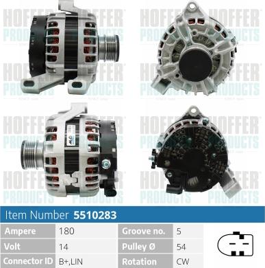 Hoffer H5510283 - Ģenerators ps1.lv