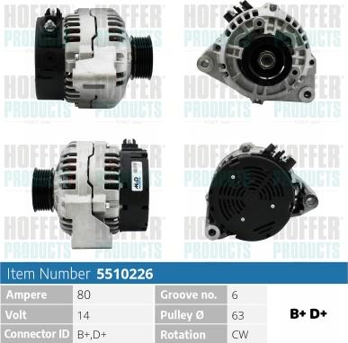 Hoffer H5510226 - Ģenerators ps1.lv