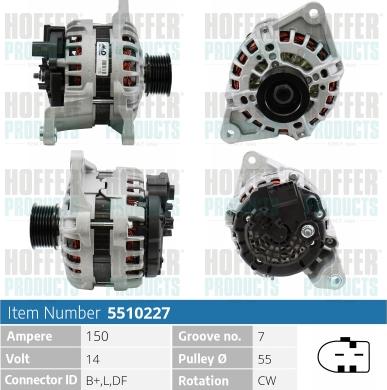 Hoffer H5510227 - Ģenerators ps1.lv