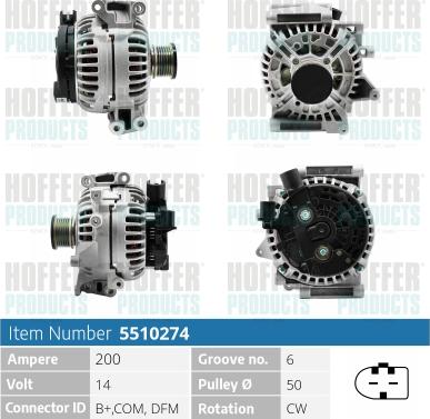 Hoffer H5510274 - Ģenerators ps1.lv