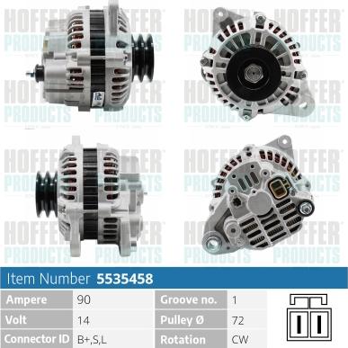 Hoffer H5535458 - Ģenerators ps1.lv
