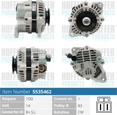 Hoffer H5535462 - Ģenerators ps1.lv