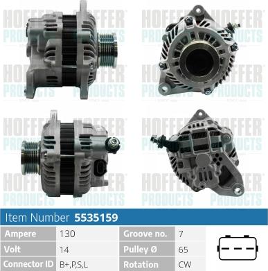 Hoffer H5535159 - Ģenerators ps1.lv