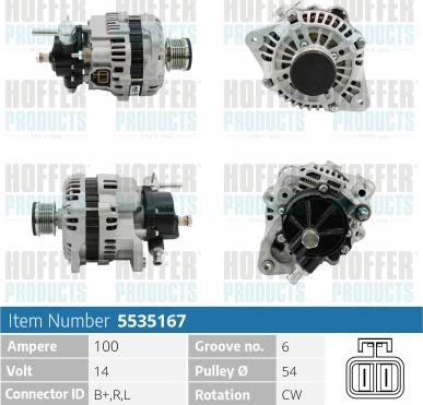 Hoffer H5535167 - Ģenerators ps1.lv