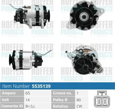 Hoffer H5535139 - Ģenerators ps1.lv