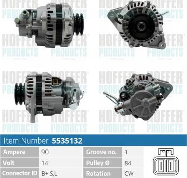 Hoffer H5535132 - Ģenerators ps1.lv