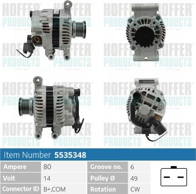 Hoffer H5535348 - Ģenerators ps1.lv