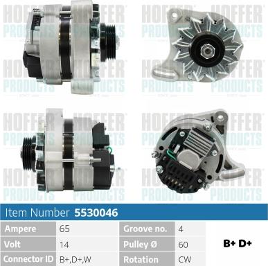 Hoffer H5530046 - Ģenerators ps1.lv