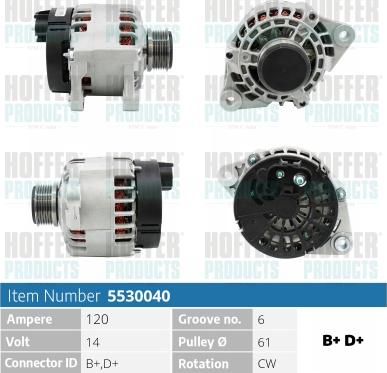 Hoffer H5530040 - Ģenerators ps1.lv