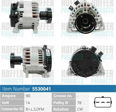 Hoffer H5530041 - Ģenerators ps1.lv