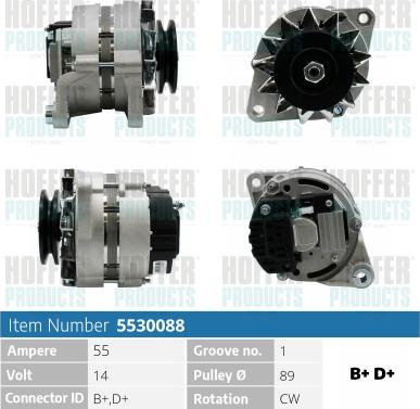 Hoffer H5530088 - Ģenerators ps1.lv