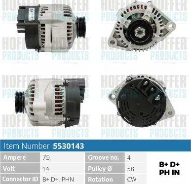 Hoffer H5530143 - Ģenerators ps1.lv