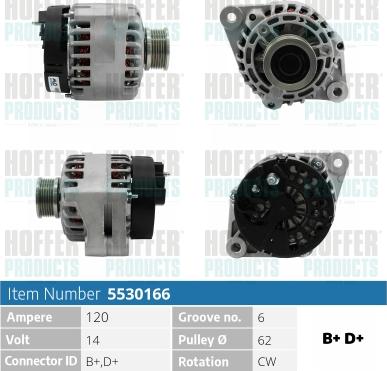 Hoffer H5530166 - Ģenerators ps1.lv