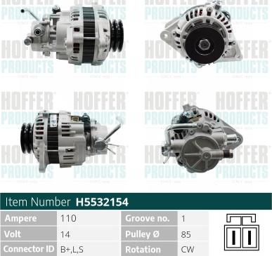 Hoffer H5532154 - Ģenerators ps1.lv