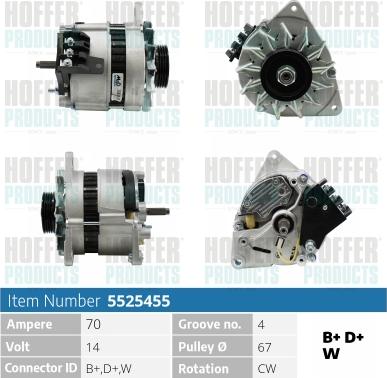 Hoffer H5525455 - Ģenerators ps1.lv