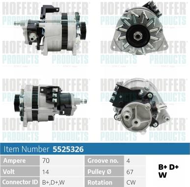 Hoffer H5525326 - Ģenerators ps1.lv