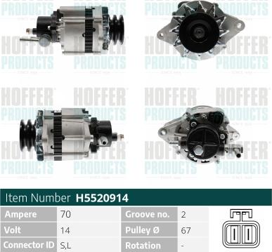 Hoffer H5520914 - Ģenerators ps1.lv