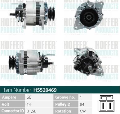 Hoffer H5520469 - Ģenerators ps1.lv