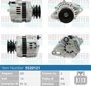 Hoffer H5520121 - Ģenerators ps1.lv