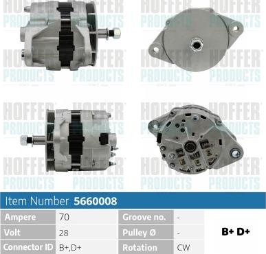 Hoffer H5660008 - Ģenerators ps1.lv