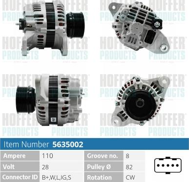 Hoffer H5635002 - Ģenerators ps1.lv