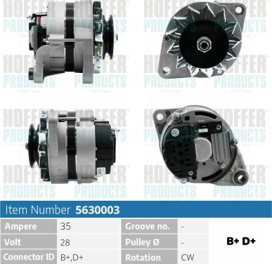 Hoffer H5630003 - Ģenerators ps1.lv