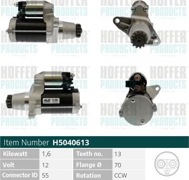 Hoffer H5040613 - Starteris ps1.lv