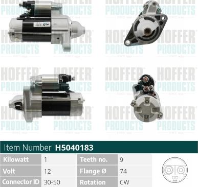 Hoffer H5040183 - Starteris ps1.lv