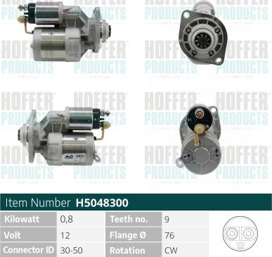 Hoffer H5048300 - Starteris ps1.lv