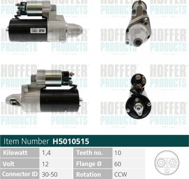 Hoffer H5010515 - Starteris ps1.lv