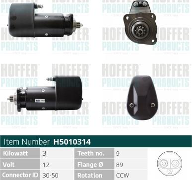 Hoffer H5010314 - Starteris ps1.lv