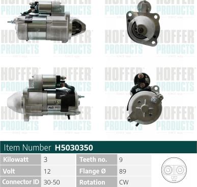 Hoffer H5030350 - Starteris ps1.lv