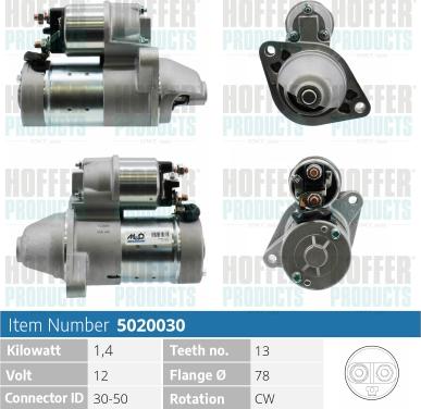 Hoffer H5020030 - Starteris ps1.lv