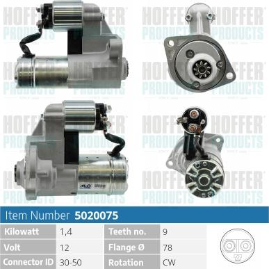 Hoffer H5020075 - Starteris ps1.lv