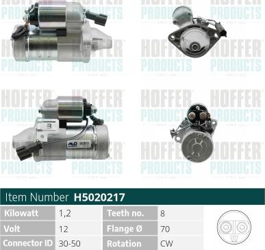 Hoffer H5020217 - Starteris ps1.lv