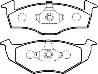 BOSCH 986495010 - Bremžu uzliku kompl., Disku bremzes ps1.lv