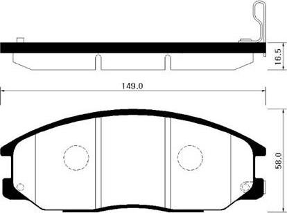 Magneti Marelli 363702161288 - Bremžu uzliku kompl., Disku bremzes ps1.lv