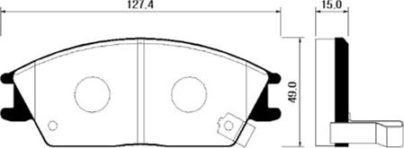 SAFETY TA173WK - Bremžu uzliku kompl., Disku bremzes ps1.lv