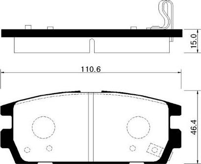 Magneti Marelli 363916061016 - Bremžu uzliku kompl., Disku bremzes ps1.lv